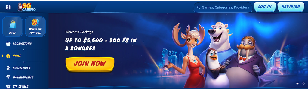 SGCasino Welcome