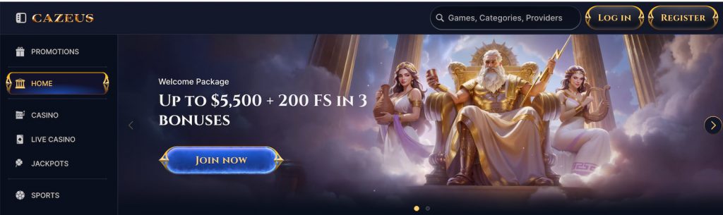 Cazeus Welcome