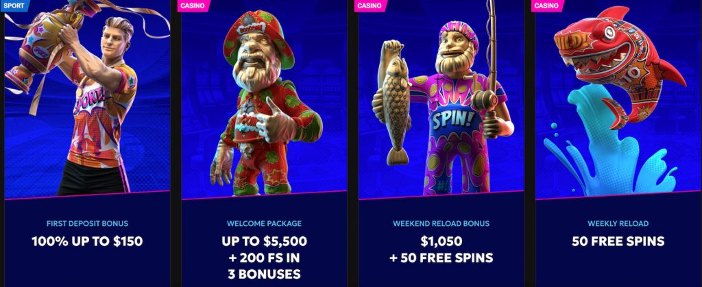 RTBet Bonuses