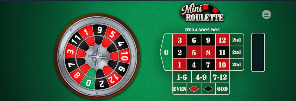 Mini Roulette Demo