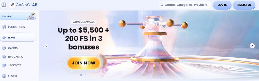 CasinoLab Welcome