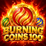 Burning Coins 100 Logo